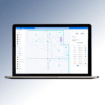 Dashboard of RTLS application displaying assets and people movement.