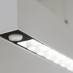 Lighting fixture with an Enlighted sensor embedded